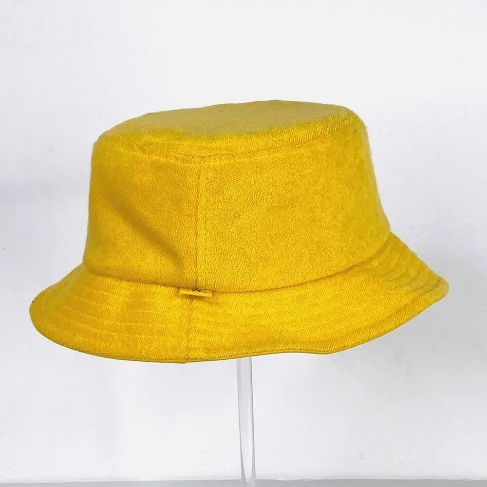 Birds of Condor Green Dreams Bucket Hat Yellow Terry Cloth S/M Golf Triple Eagle